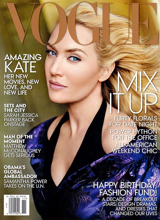  Wyretuszowana Kate Winslet na okładce "Vogue'a"!