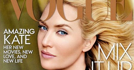 Wyretuszowana Kate Winslet na okładce "Vogue'a"!