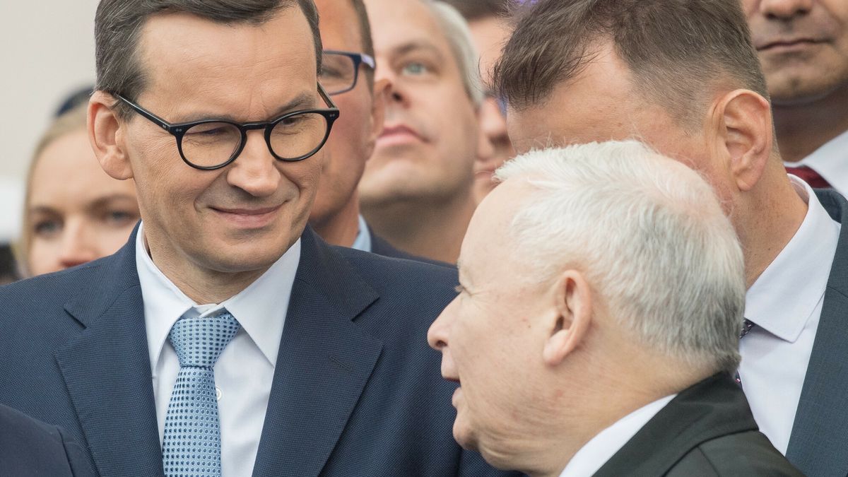 reporter_baza_2022-09
17.09.2022 Nowy Swiat Uroczystosc otwarcia kanalu zeglugowego przez Mierzeje WislanaFot. Wojciech Strozyk/REPORTER
N/z: Jaroslaw Kaczynski
N/z: Mateusz Morawiecki
Wojciech Strozyk/REPORTER