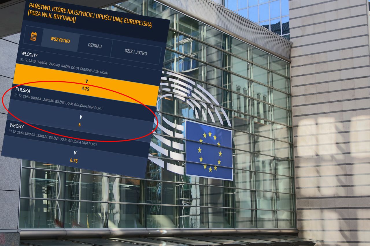 Polexit? Można już obstawiać u bukmachera, do kiedy Polska opuści Unię Europejską
