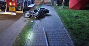 Tragiczna śmierć motocyklisty. Nie miał uprawnień i jechał bez kasku