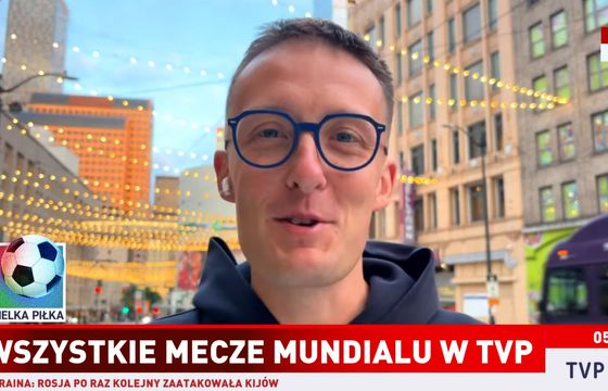 Kacper Merk w zespole TVP Info