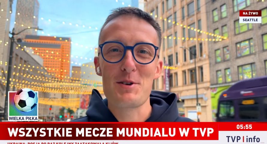 Kacper Merk w zespole TVP Info