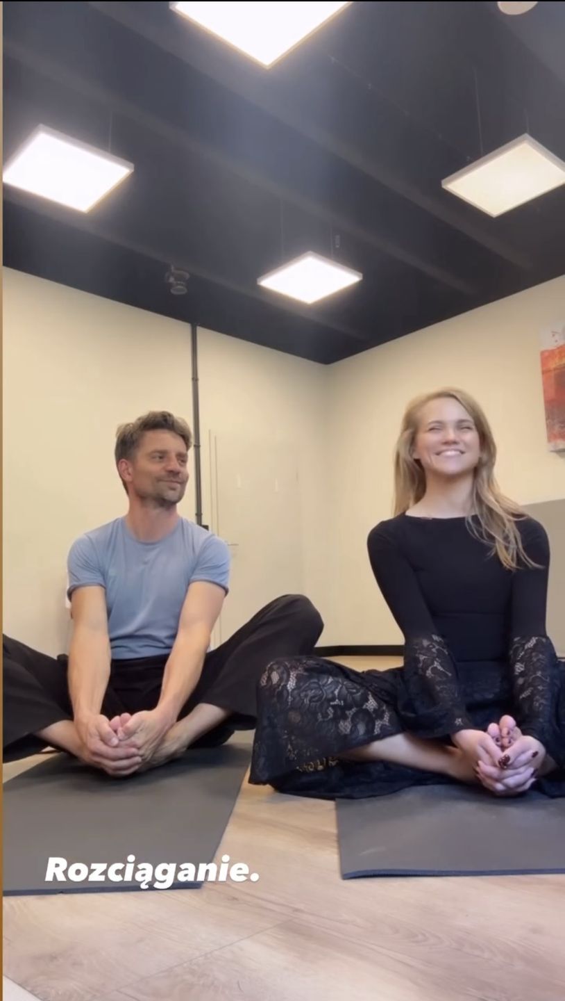 Agnieszka Kaczorowska i Marcin Rogacewicz trenują do TzG