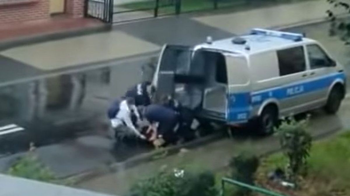 Nagranie z interwencji w Lubinie obiegło sieć. Po śmierci 34-latka w mieście doszło do protestów