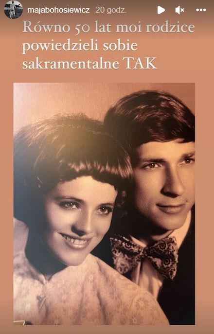 Maja Bohosiewicz pokazała zdjęcia z rocznicy ślubu rodziców
