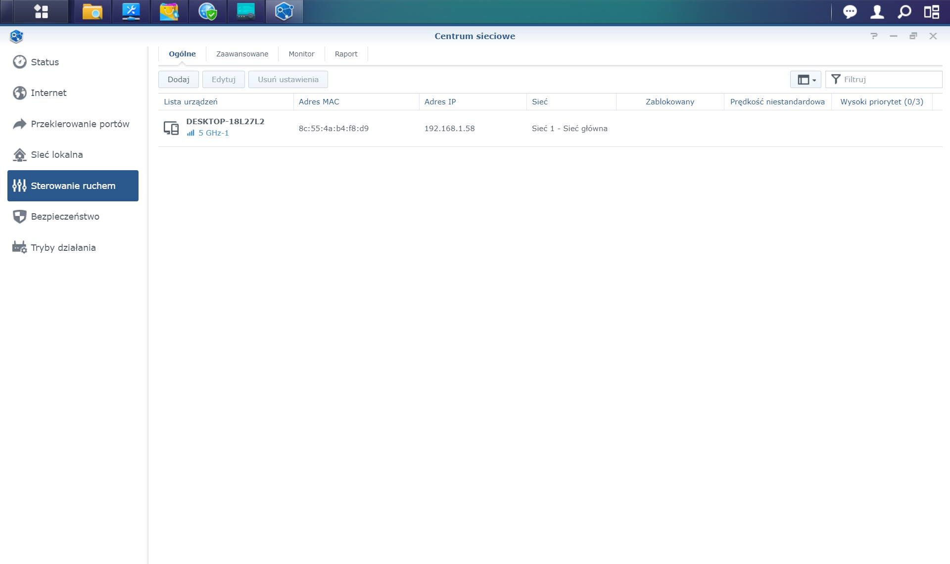 Router - lista podłączonych urządzeń