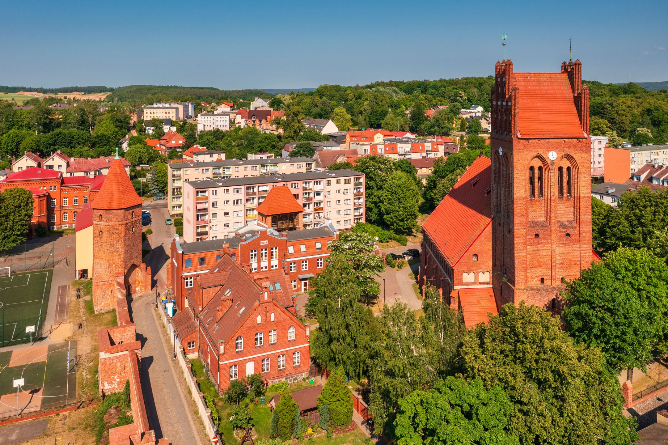 Lębork, choć nie uchodzi za typowa miejscowość turystyczną, potr