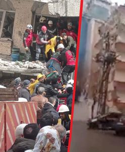 Dramatyczny moment po trzęsieniu w Turcji. "Budynek runął jak domek z kart"