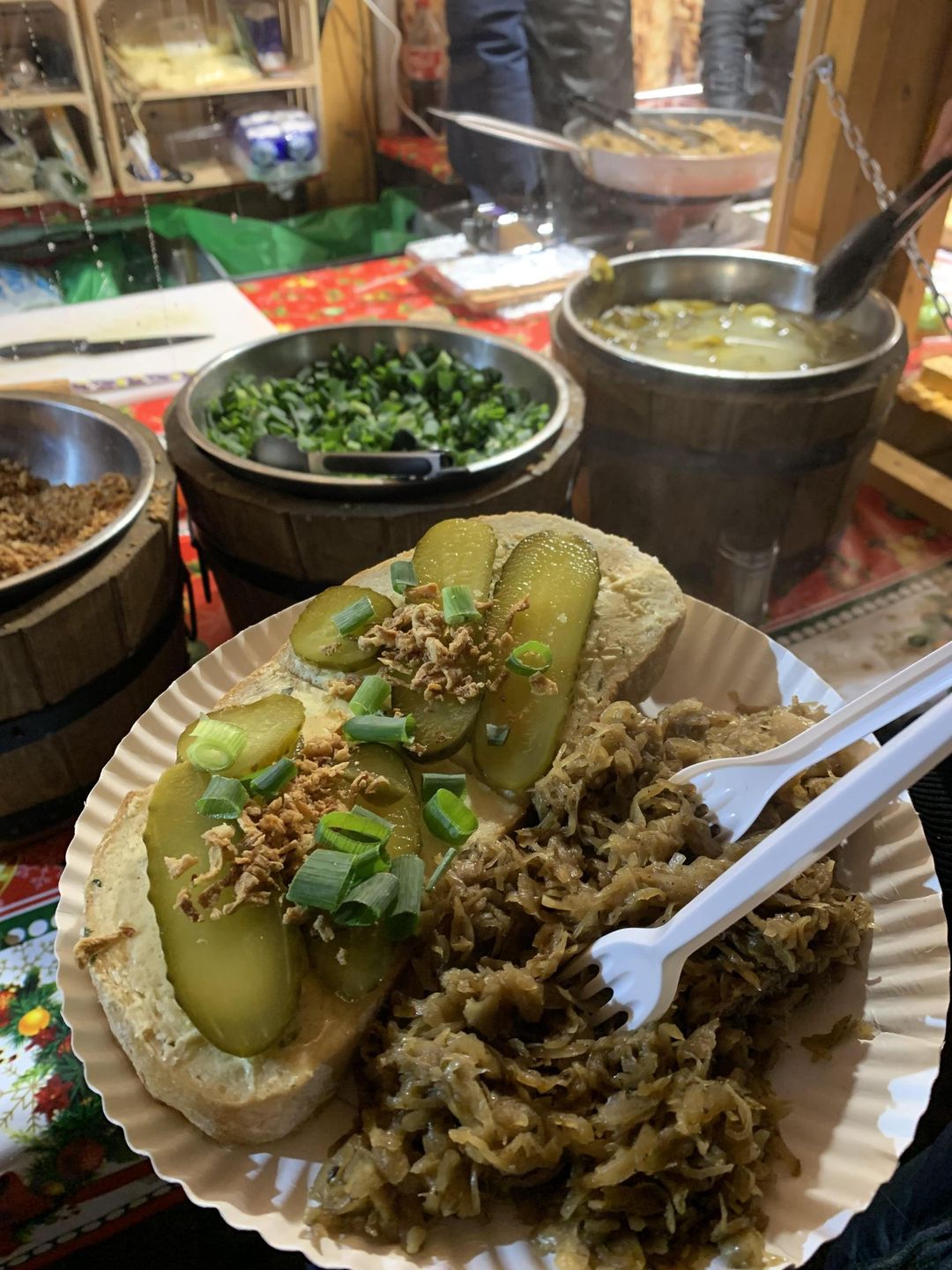 Jedzenie ze świątecznego jarmarku to mnóstwo kalorii