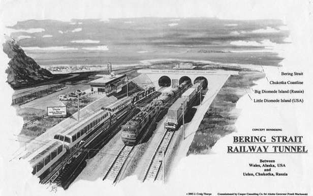 Rosja chce tunelu pod Cieśniną Beringa. Ambitne plany czy kolejna fantasmagoria?