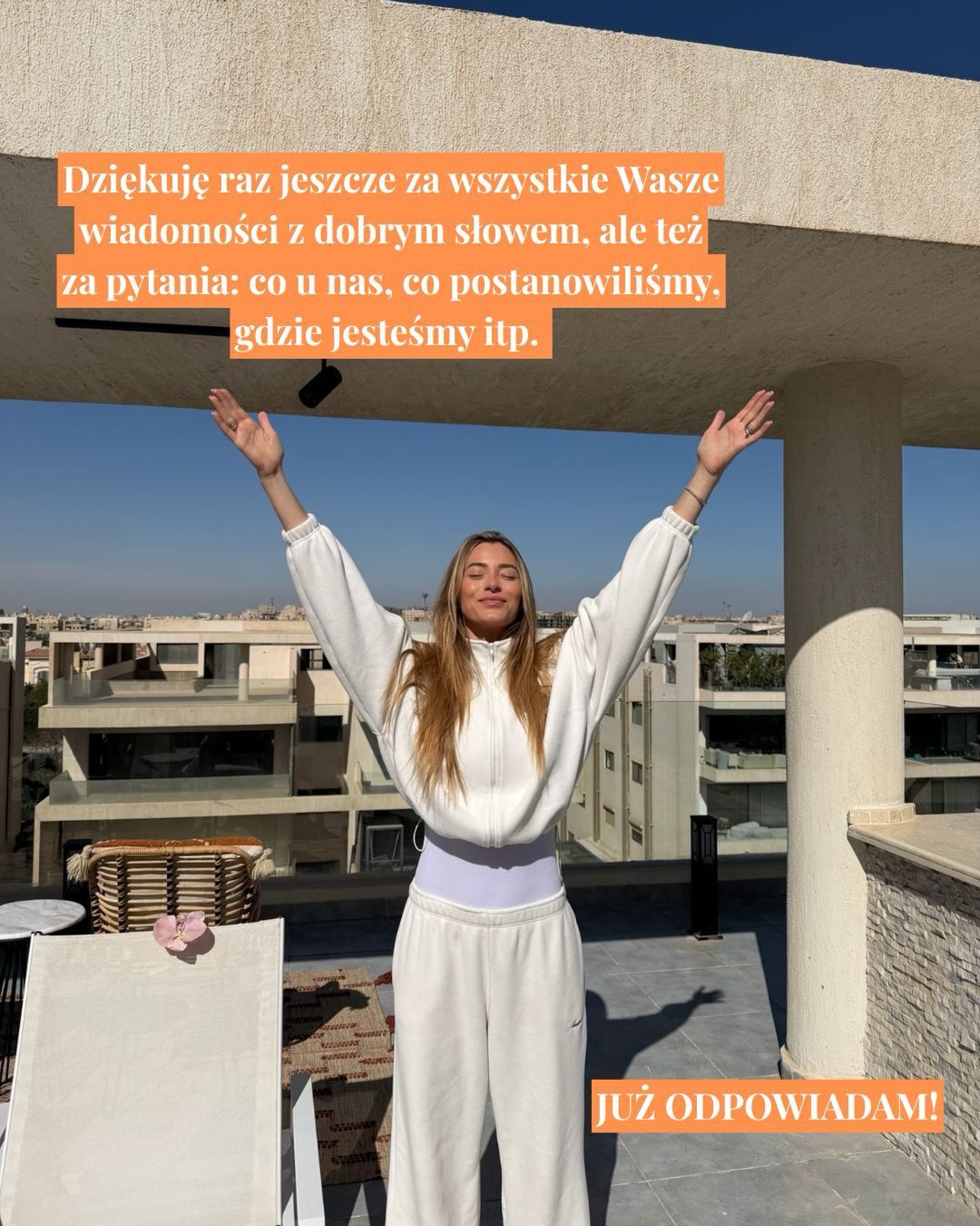 Marcelina Zawadzka tłumaczy, dlaczego opuściła Dubaj