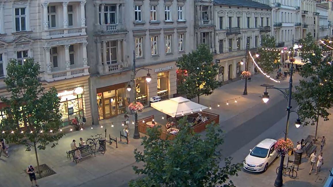 Para dopuściła się nieobyczajnego wybryku na ul. Piotrkowskiej w Łodzi. Zdj. ilustracyjne 