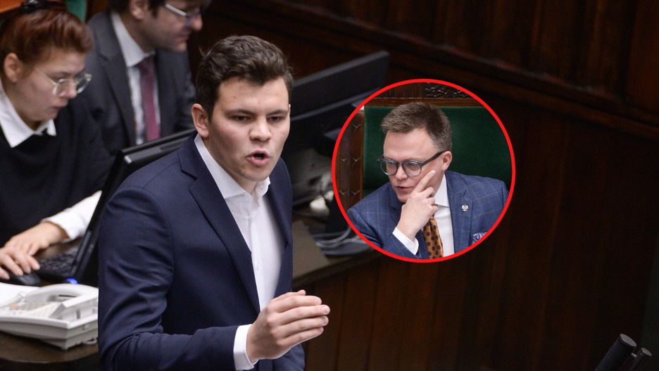 Hołownia uciszał posłów, którzy śmiali się podczas wystąpienia