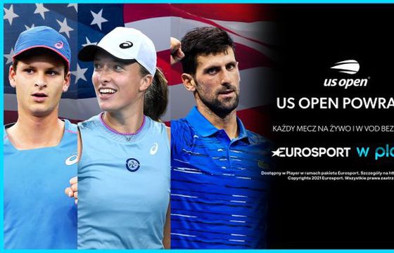 Ostatni turniej Wielkiego Szlema na antenach Eurosportu i w Playerze