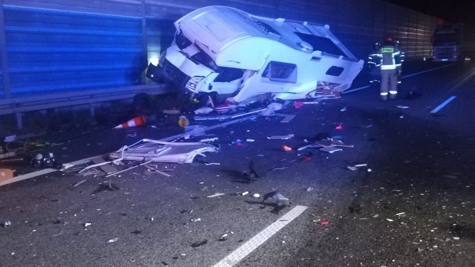 Tragiczny wypadek na A2