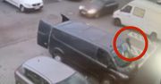 Wykorzystali nieuwagę kierowcy. Gruzinów nagrał monitoring