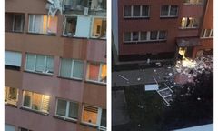 Potężny wybuch w bloku w Bogatyni. "Ściany wyrzuciło na zewnątrz". Są ranni