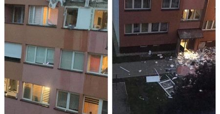 Potężny wybuch w bloku w Bogatyni. "Ściany wyrzuciło na zewnątrz". Są ranni