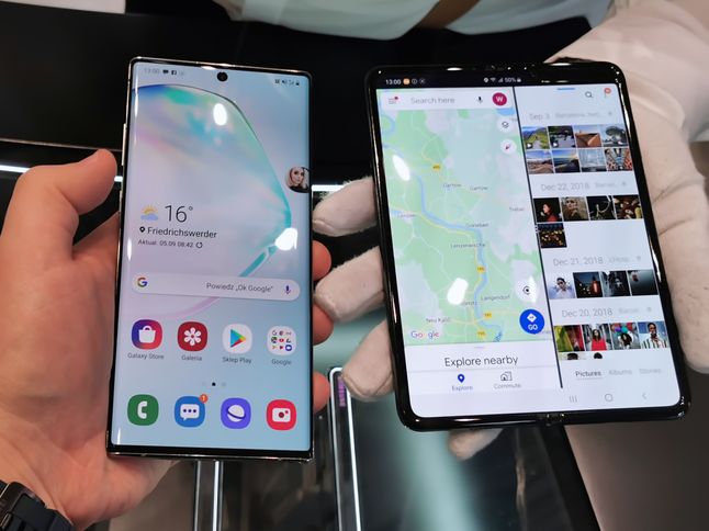 Galaxy Fold u boku Note'a 10+ nie wydaje się przesadnie wielki
