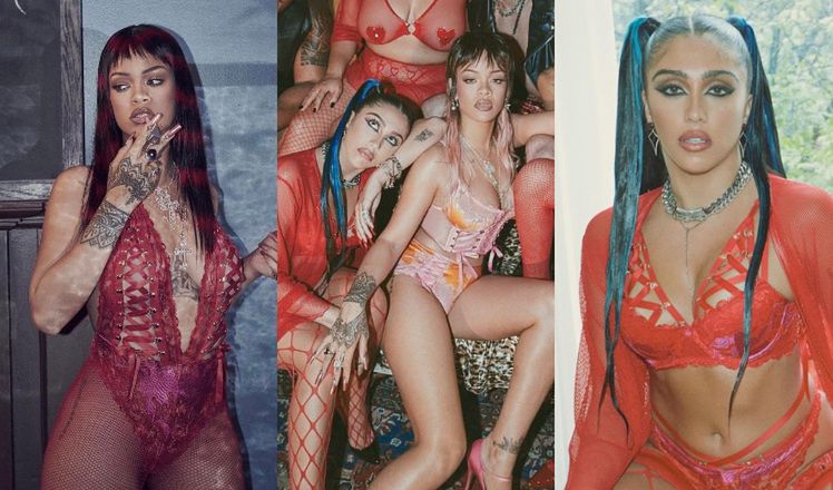 Drapieżna Rihanna i zmysłowa Lourdes Leon uwodzą w walentynkowej kampanii Savage X Fenty (ZDJĘCIA)