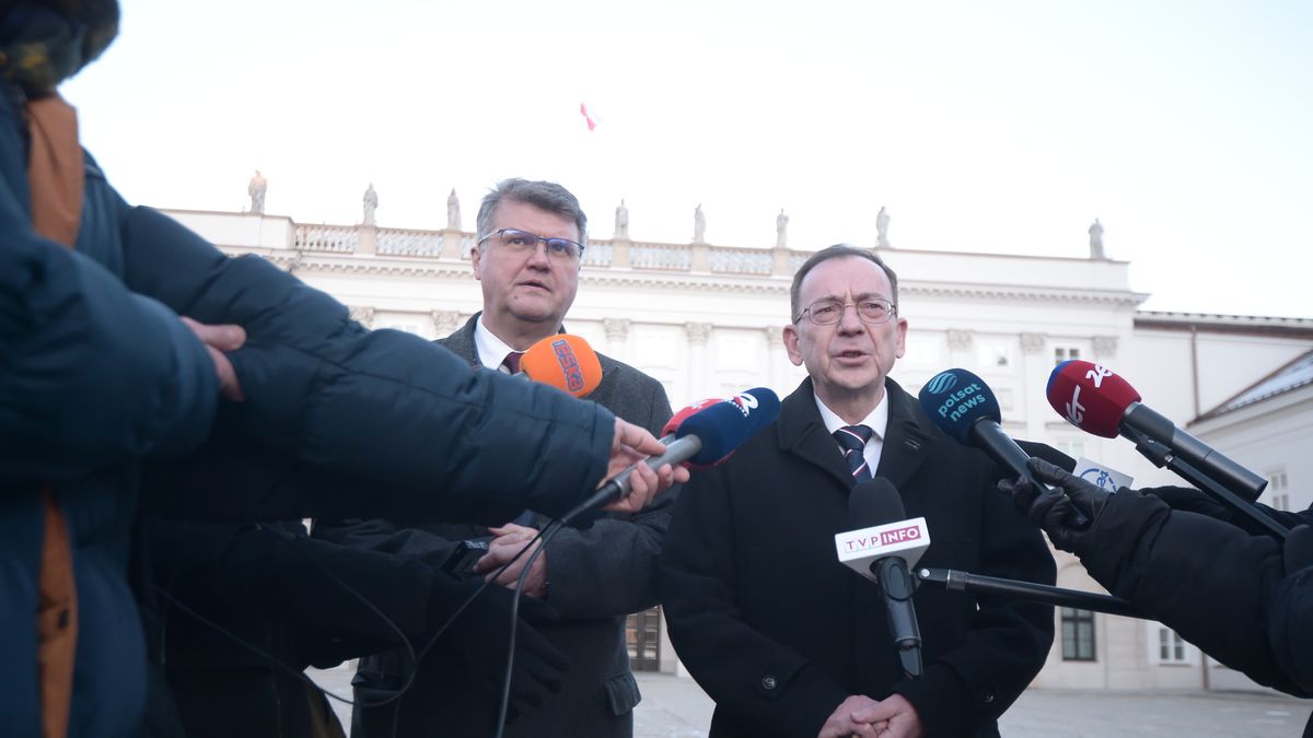 Mariusz Kamiński i Maciej Wąsik zostali zatrzymani przez policję w Pałacu Prezydenckim