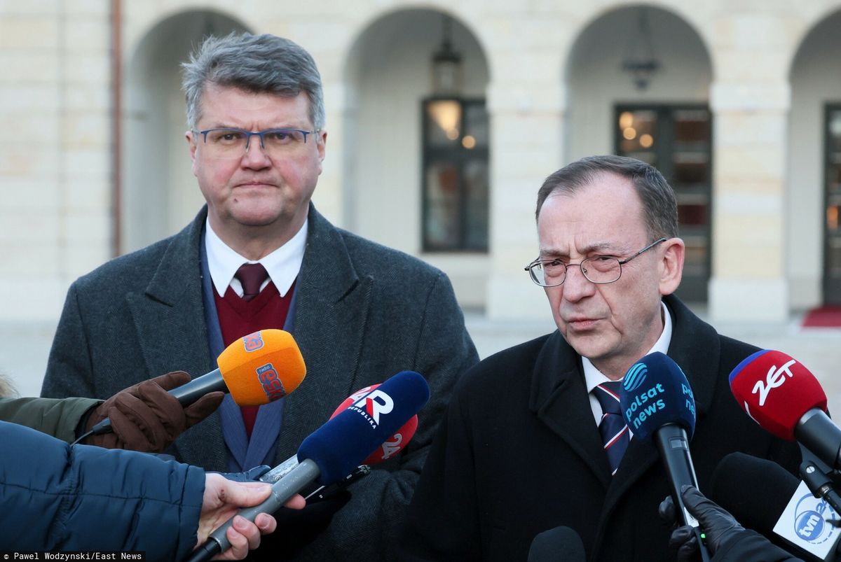 Wąsik i Kamiński w Pałacu Prezydenckim w dniu zatrzymania 