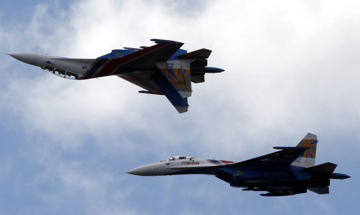 Rosyjskie myśliwce naruszyły szwedzką przestrzeń powietrzną, zdjęcie ilustracyjne 