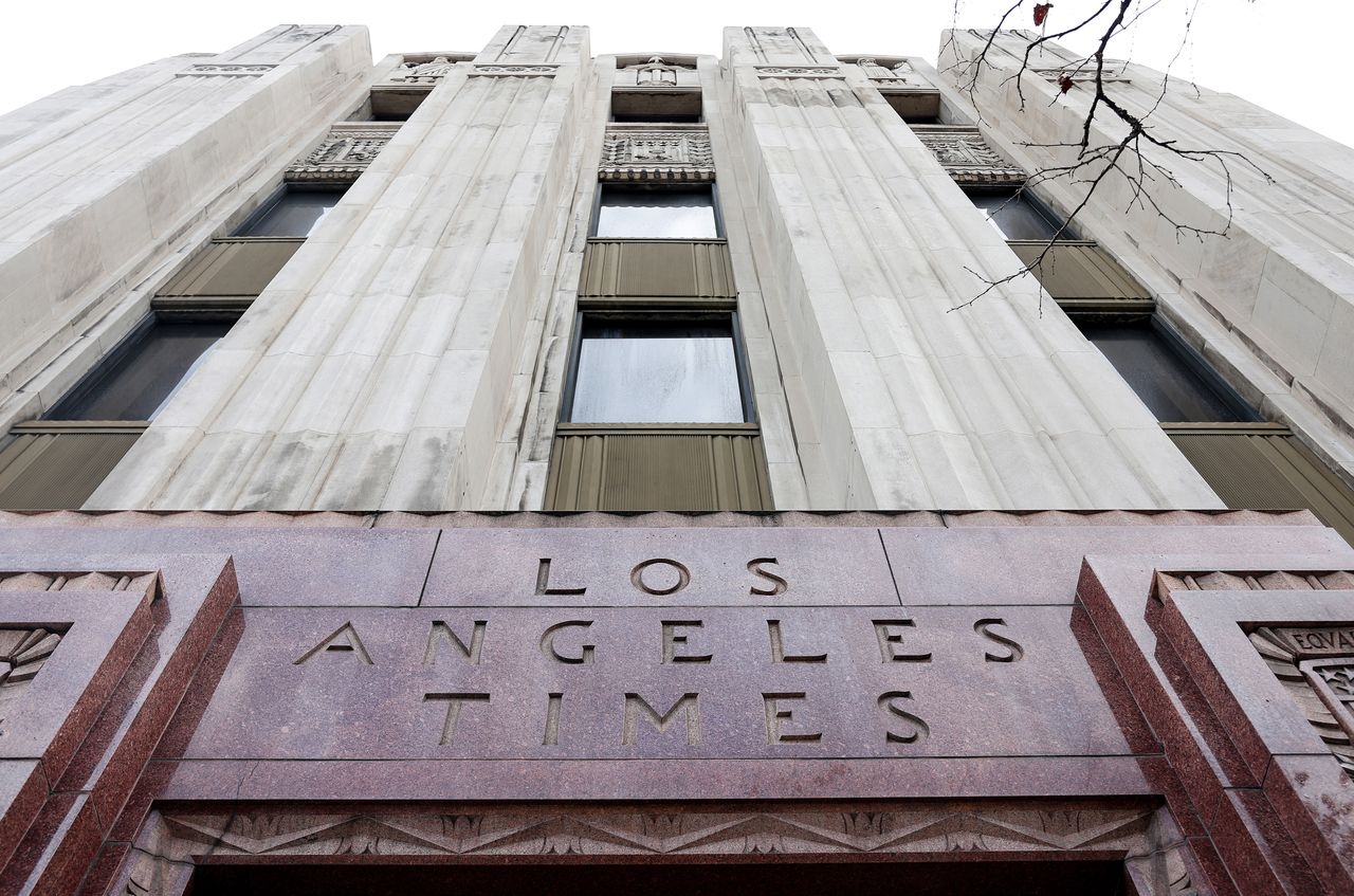 Los Angeles Times cut 20% of his newsroom