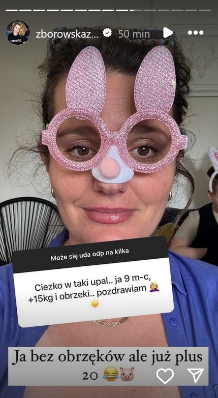Zofia Zborowska ma już DOŚĆ ciąży. Ujawniła, ile przytyła. "Brzuch na kolanach, cycki na brzuchu"