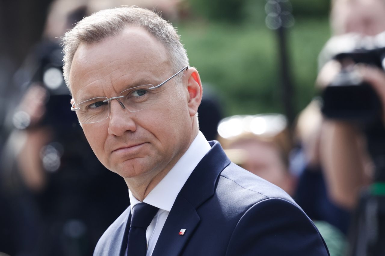 "To projekt niemiecki". Prezydent Duda komentuje pomysł Żelaznej Kopuły nad Polską