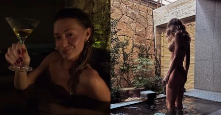 Anna Kurek w KUSYM bikini pluska się w gorących źródłach w Japonii. Figura jak marzenie? (ZDJĘCIA)