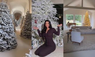 Kim Kardashian przeobraziła swoją posiadłość na święta w ZIMOWY LAS. Wynajęła też prywatnego pianistę. Ma fantazję? (ZDJĘCIA)