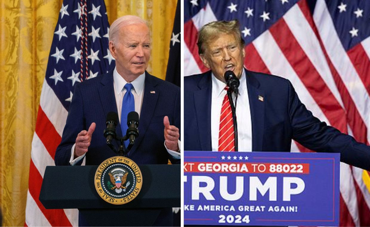 Biden overtakes Trump with a 5-point lead in latest presidential poll