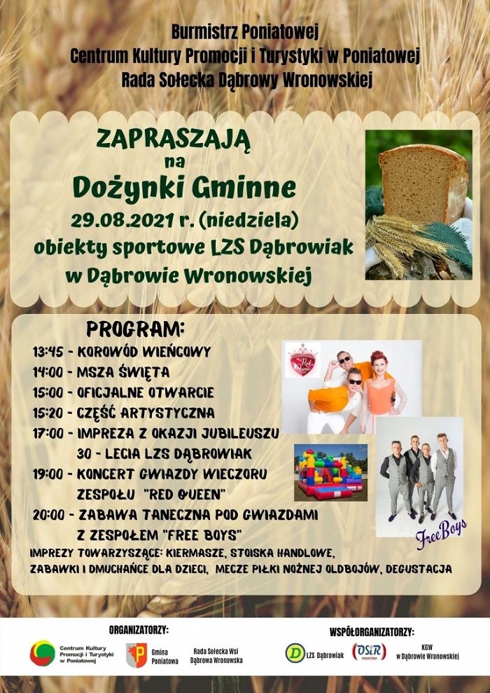 Dożynki Gminy Poniatowa 2021