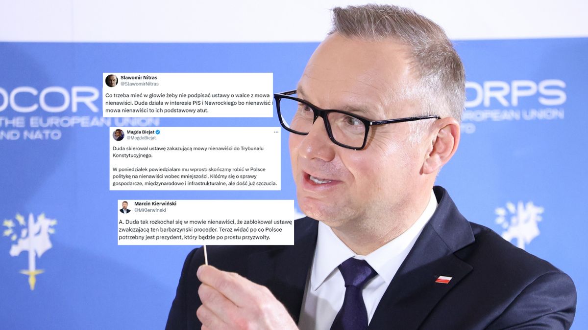 Lawina komentarzy po decyzji Dudy