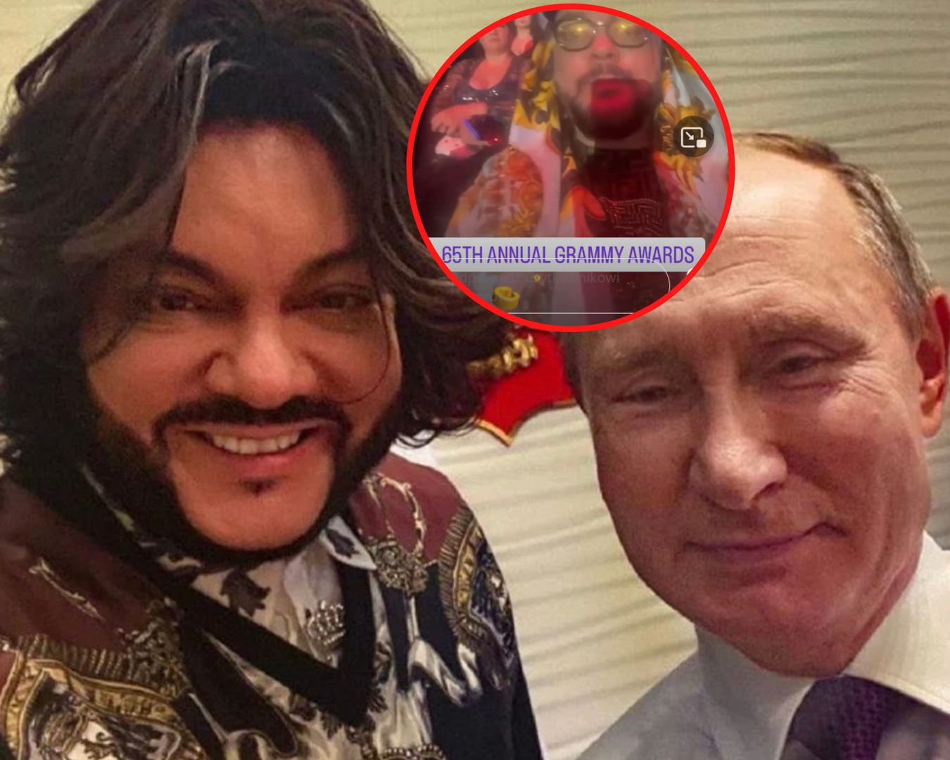 Gorący zwolennik Putina na imprezie Grammy. "Powinien mieć zakaz wstępu do USA!"