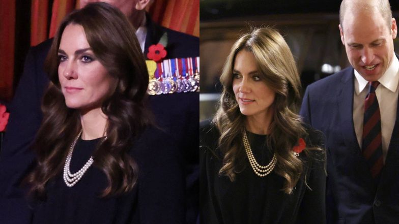 Kate Middleton w perłach królowej Elżbiety