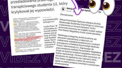 Naukowczyni wyrzucona z wykładu przez transfobiczne komentarze? UJ kontra Magdalena Grzyb