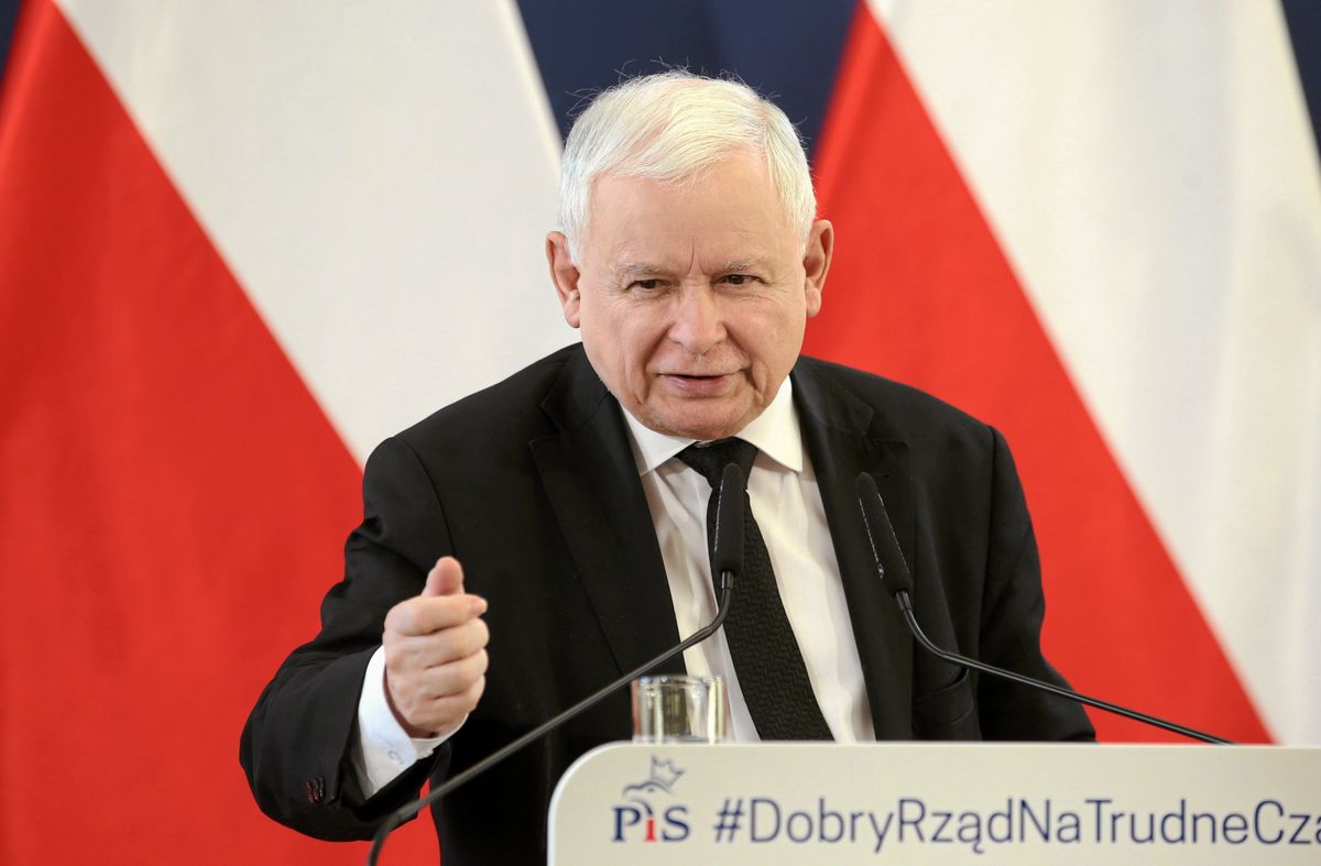 Jarosław Kaczyński spotyka się z wyborcami PiS