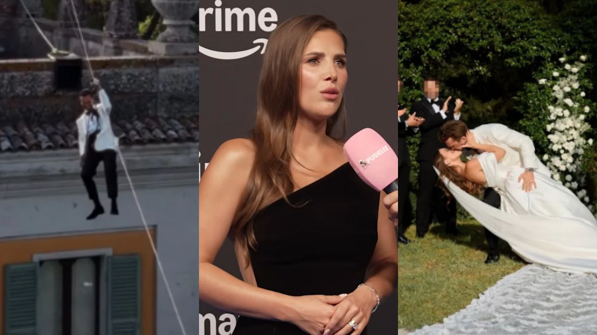 Ślub Oli Nowak i zjazd jej męża na tyrolce wywołały szum nie tylko w Polsce: "W pewnym momencie miałam dość" (WIDEO)