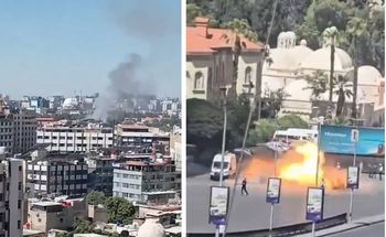 Macron w Syrii. Dwie eksplozje w pobliżu hotelu, gdzie się zatrzymał