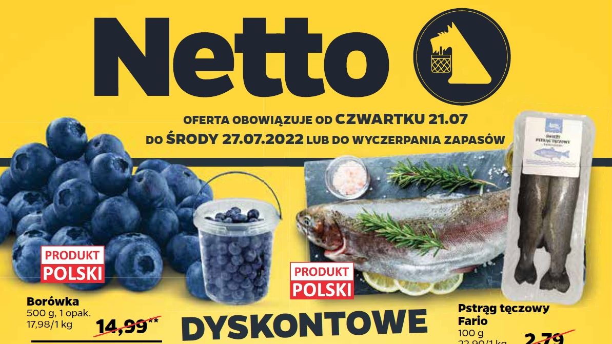 Netto gazetka promocyjna od czwartku 21 lipca [21.07 22]
