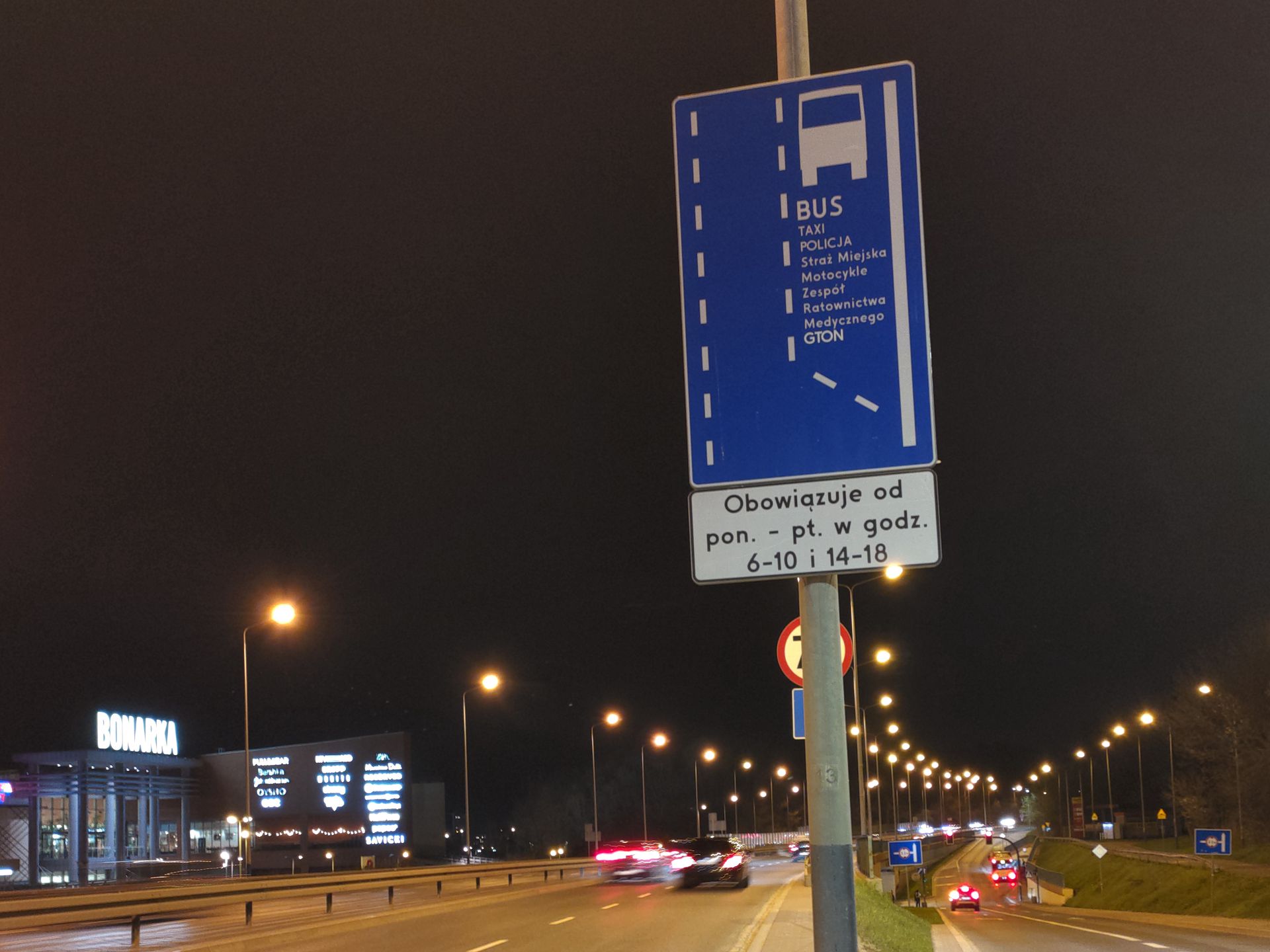 Reguły, w których obowiązuje buspas