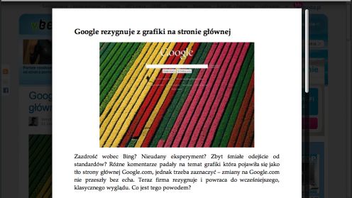 Safari Reader - ratunek, czy śmierć dla sieciowych mediów? 1