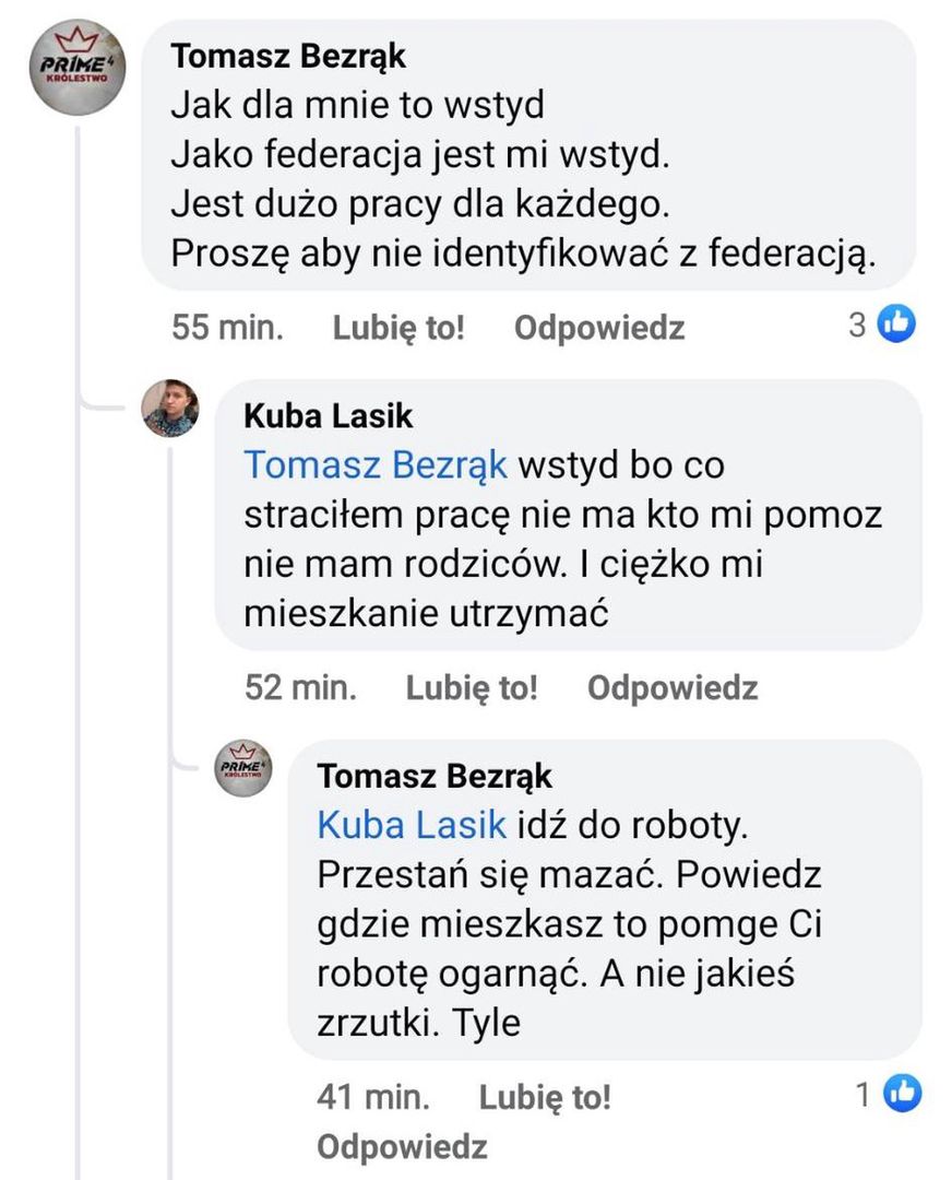 Tomasz Bezrąk komentuje post Jakuba Lasika