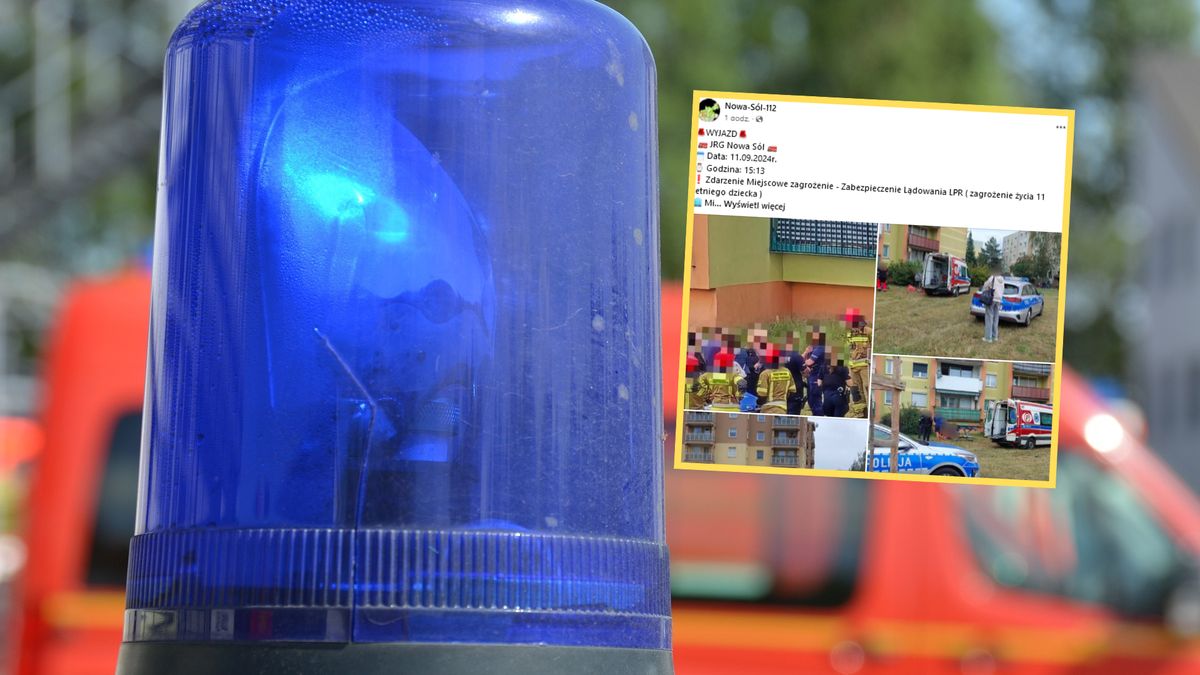 11-latek spadł z 4. piętra. Niestety jego życia nie udało się uratować  