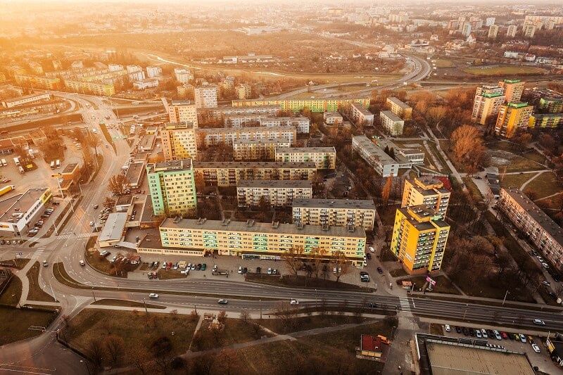 Widok na osiedle Tatary w Lublinie