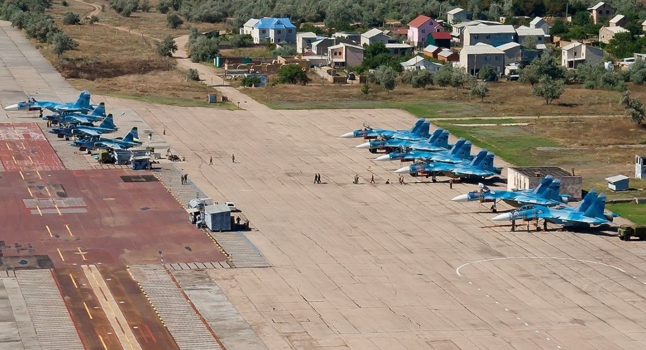 Military airport Saki - illustrative photo

