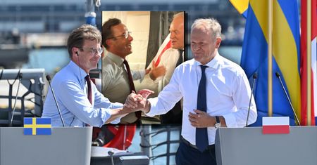 Tusk nagrał premiera Szwecji. Zaskakujące wideo po podpisaniu umowy